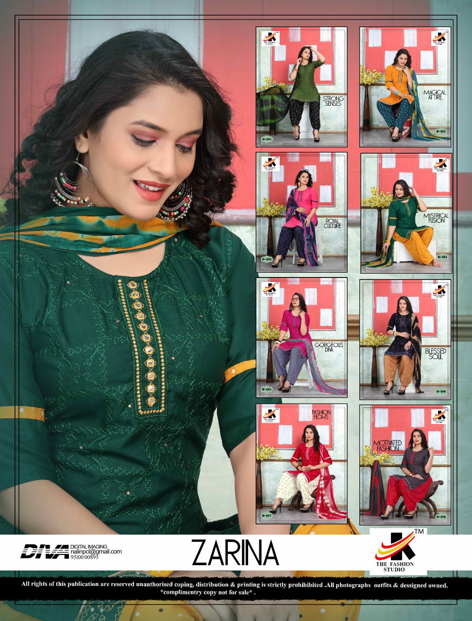 Trendy Zarina Latest Fancy Designer Regular Casual Wear Printed Rayon Readymade Salwar Suit Collection
